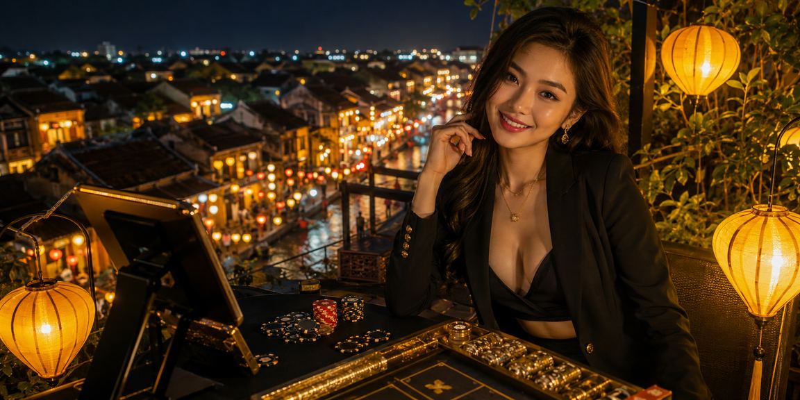 Giao diện trang chủ 13r với bầu không khí lễ hội đèn lồng Hội An